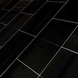 Dance Floors Plain Black Gloss
